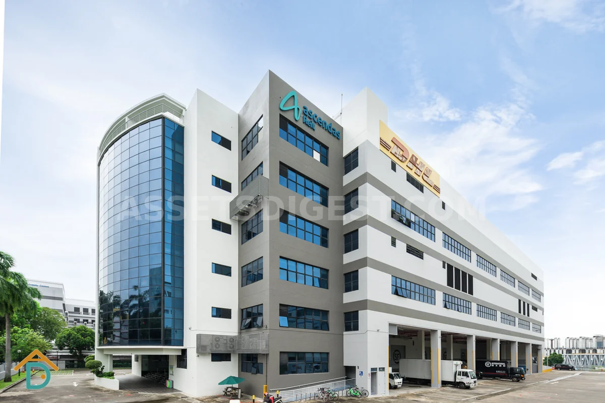 Ascendas REIT business park building exterior
